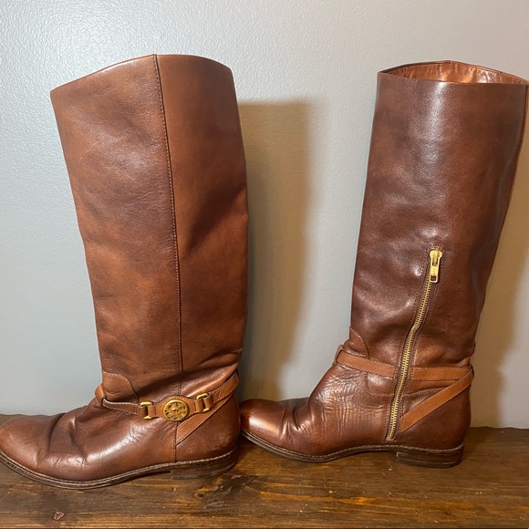 Coach Mysie Leather Riding Boots - Picture 6 of 10